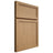 Shiloh Cabinetry Full Overlay Concord Alder Plain Cut Natural Door