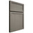 Shiloh Cabinetry Full Overlay Concord Alder Plain Cut Thyme Door