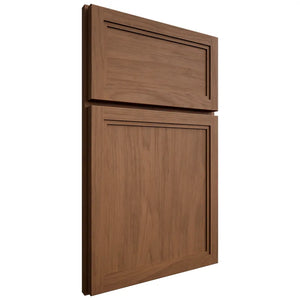 Shiloh Cabinetry Full Overlay Concord Alder Plain Cut Walnut Door