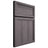 Shiloh Cabinetry Full Overlay Concord Hickory Plain Cut Cadet Door