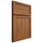 Shiloh Cabinetry Full Overlay Concord Hickory Plain Cut Chestnut Door
