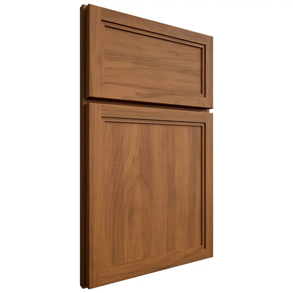Shiloh Cabinetry Full Overlay Concord Hickory Plain Cut Chestnut Door