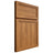 Shiloh Cabinetry Full Overlay Concord Hickory Plain Cut Medium Door