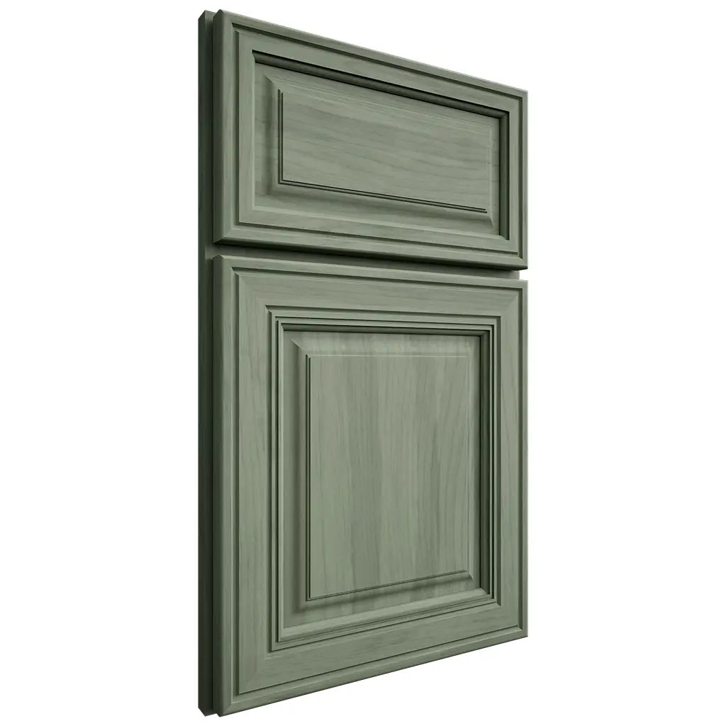 Shiloh Cabinetry Full Overlay Concord Hickory Plain Cut Moss Door