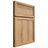 Shiloh Cabinetry Full Overlay Concord Hickory Plain Cut Natural Door