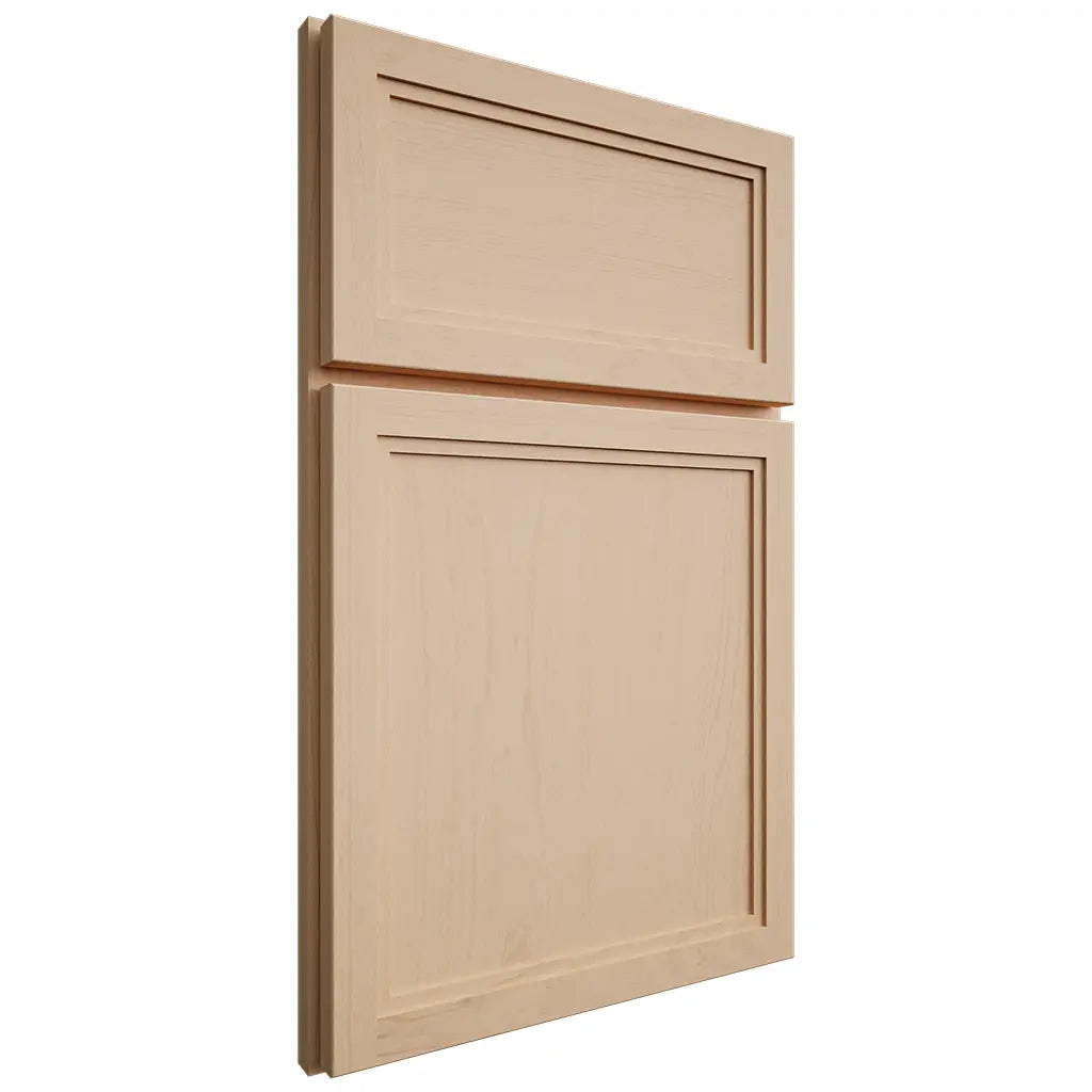 Shiloh Cabinetry Full Overlay Concord Maple Plain Cut Natural Door