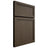 Shiloh Cabinetry Full Overlay Concord Maple Plain Cut Perfect Brown Door