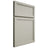 Shiloh Cabinetry Full Overlay Concord Paintable Clary Sage Door