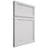 Shiloh Cabinetry Full Overlay Concord Paintable Polar Door