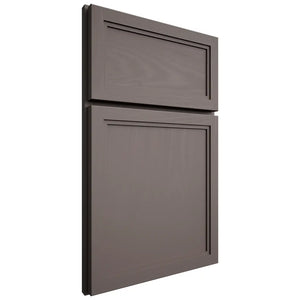 Shiloh Cabinetry Full Overlay Concord Poplar Plain Cut Heatherstone Door