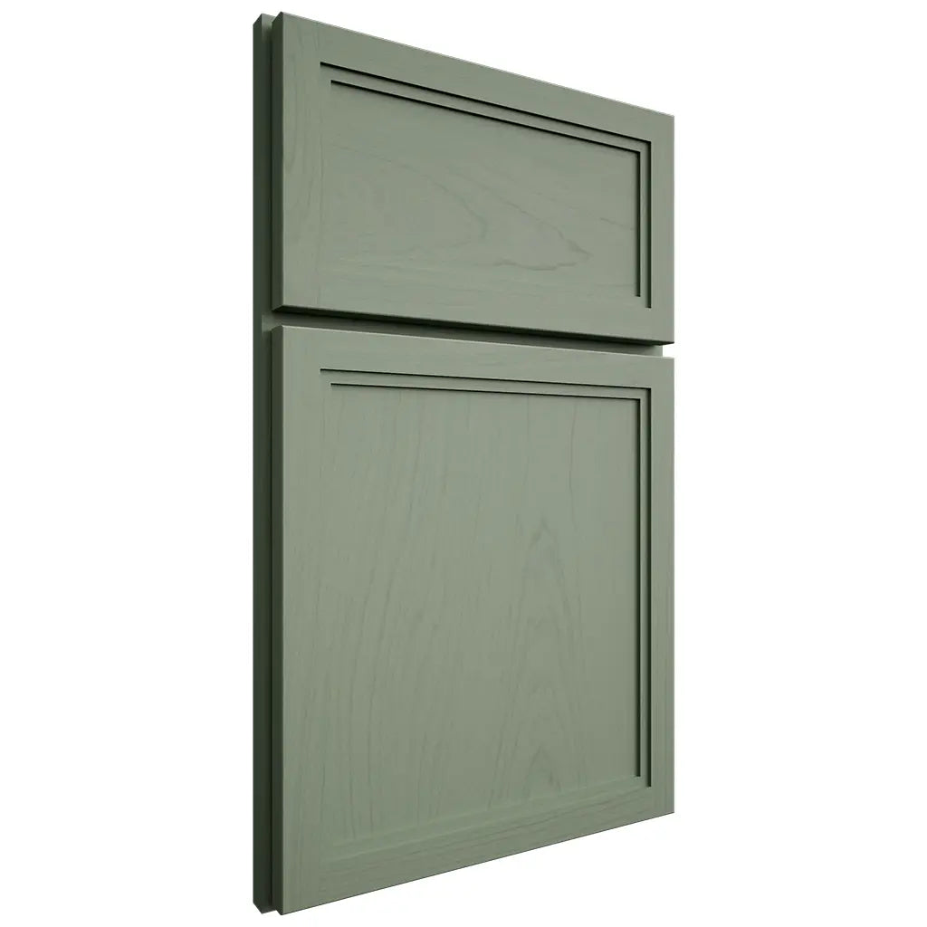 Shiloh Cabinetry Full Overlay Concord Poplar Plain Cut Moss Door