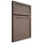 Shiloh Cabinetry Full Overlay Concord Poplar Plain Cut River Rock Door