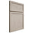 Shiloh Cabinetry Full Overlay Concord Poplar Plain Cut Seagull Door