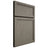 Shiloh Cabinetry Full Overlay Concord Poplar Plain Cut Thyme Door