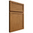 Shiloh Cabinetry Full Overlay Concord Red Oak Plain Cut Autumn Door