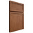 Shiloh Cabinetry Full Overlay Concord Red Oak Plain Cut Braun Door