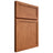 Shiloh Cabinetry Full Overlay Concord Red Oak Plain Cut Harvest Door