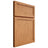 Shiloh Cabinetry Full Overlay Concord Red Oak Plain Cut Medium Door