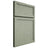 Shiloh Cabinetry Full Overlay Concord Red Oak Plain Cut Moss Door