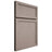 Shiloh Cabinetry Full Overlay Concord Red Oak Plain Cut Sterling Door
