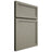 Shiloh Cabinetry Full Overlay Concord Red Oak Plain Cut Thyme Door