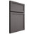 Shiloh Cabinetry Full Overlay Concord Walnut Plain Cut Cadet Door
