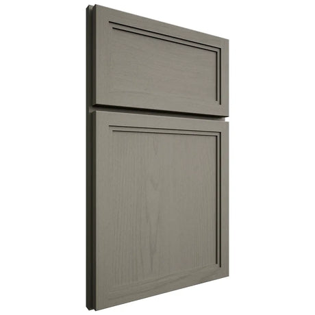 Shiloh Cabinetry Full Overlay Concord Walnut Plain Cut Thyme Door