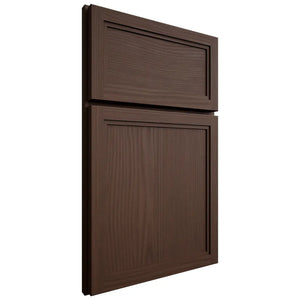 Shiloh Cabinetry Full Overlay Concord White Oak Plain Cut Braun Door