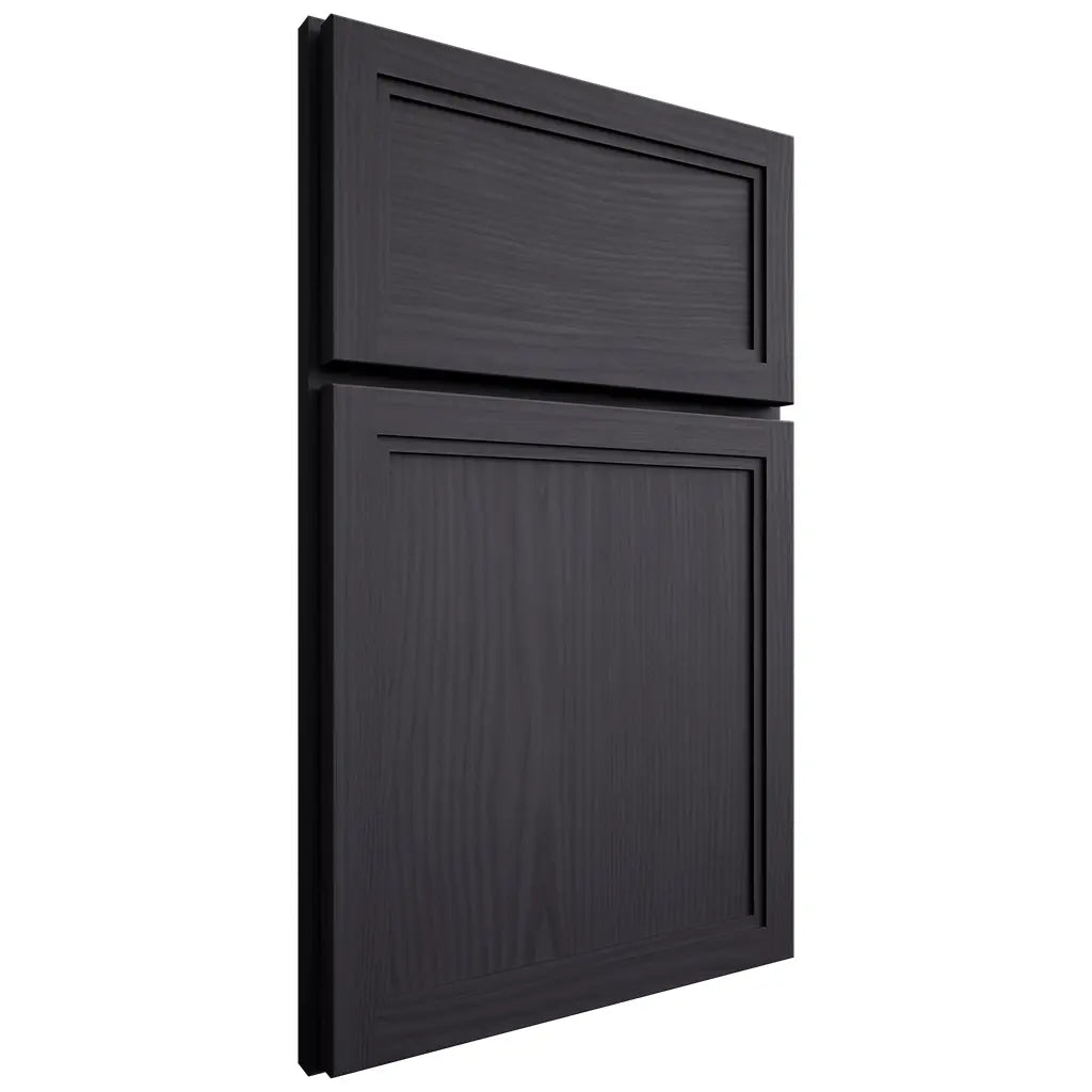 Shiloh Cabinetry Full Overlay Concord White Oak Plain Cut Harbor Door