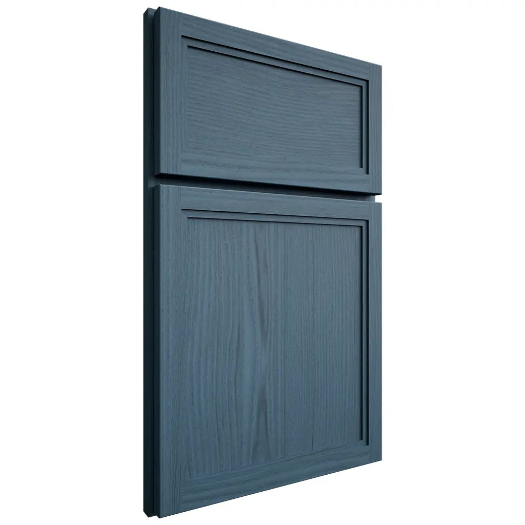 Shiloh Cabinetry Full Overlay Concord White Oak Plain Cut Hudson Door
