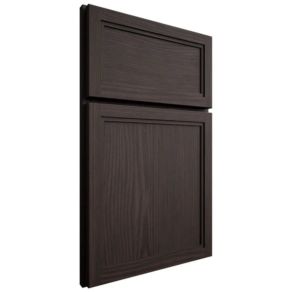 Shiloh Cabinetry Full Overlay Concord White Oak Plain Cut Morel Door