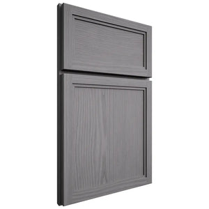 Shiloh Cabinetry Full Overlay Concord White Oak Plain Cut Sterling Door