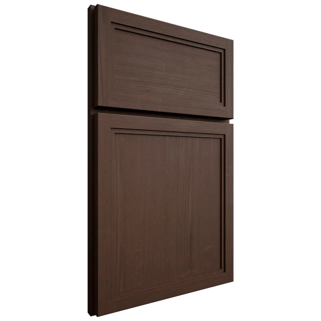 Shiloh Cabinetry Full Overlay Concord White Oak Quarter Sawn Braun Door