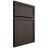 Shiloh Cabinetry Full Overlay Concord White Oak Quarter Sawn Creekside Door