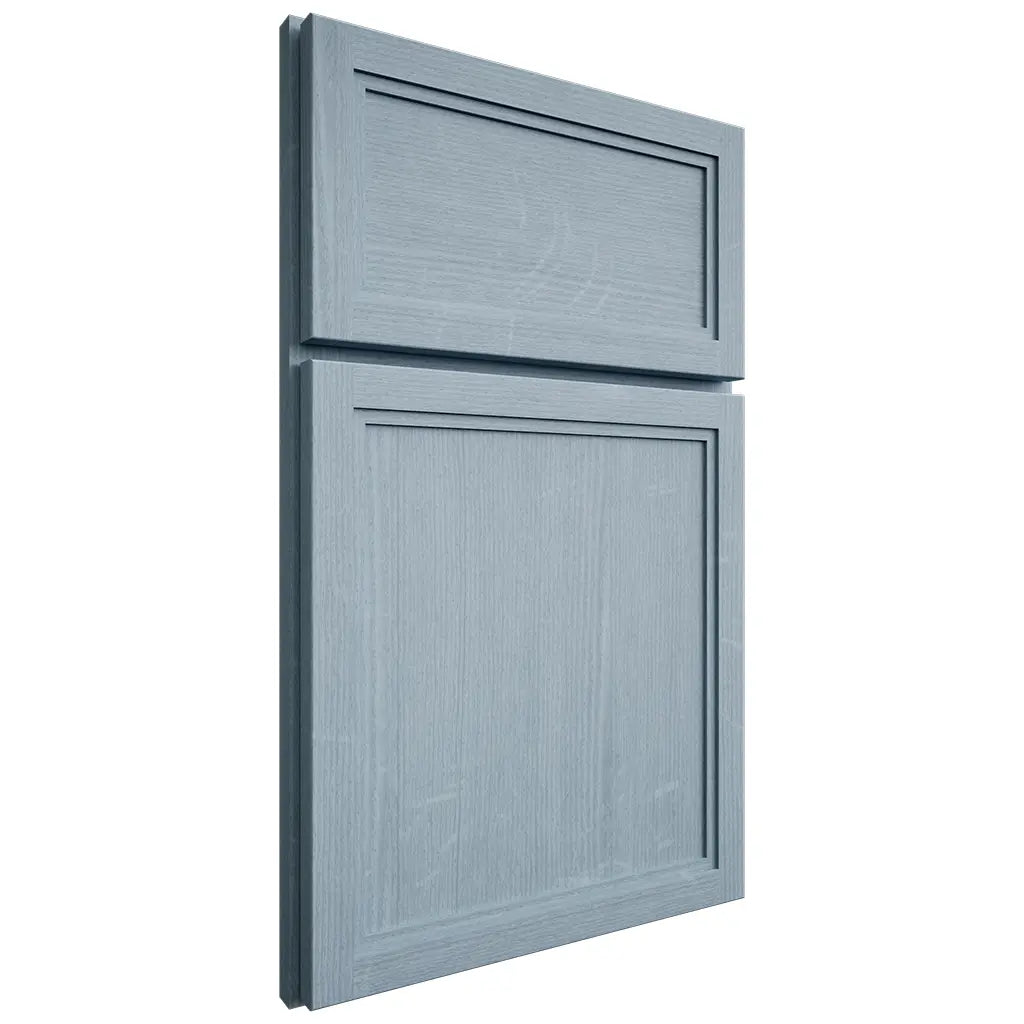 Shiloh Cabinetry Full Overlay Concord White Oak Quarter Sawn Sky Door