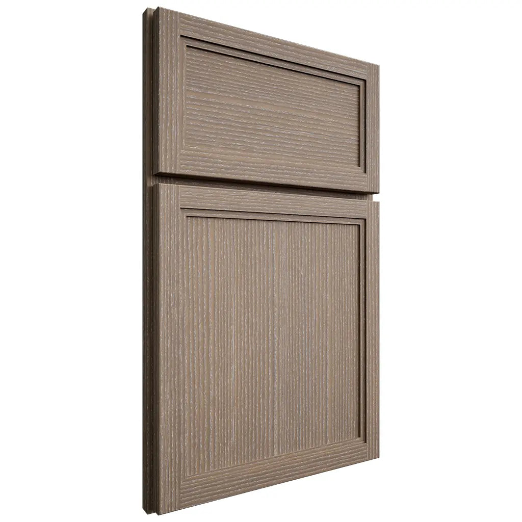Shiloh Cabinetry Full Overlay Concord White Oak Rift Cut Almond Door