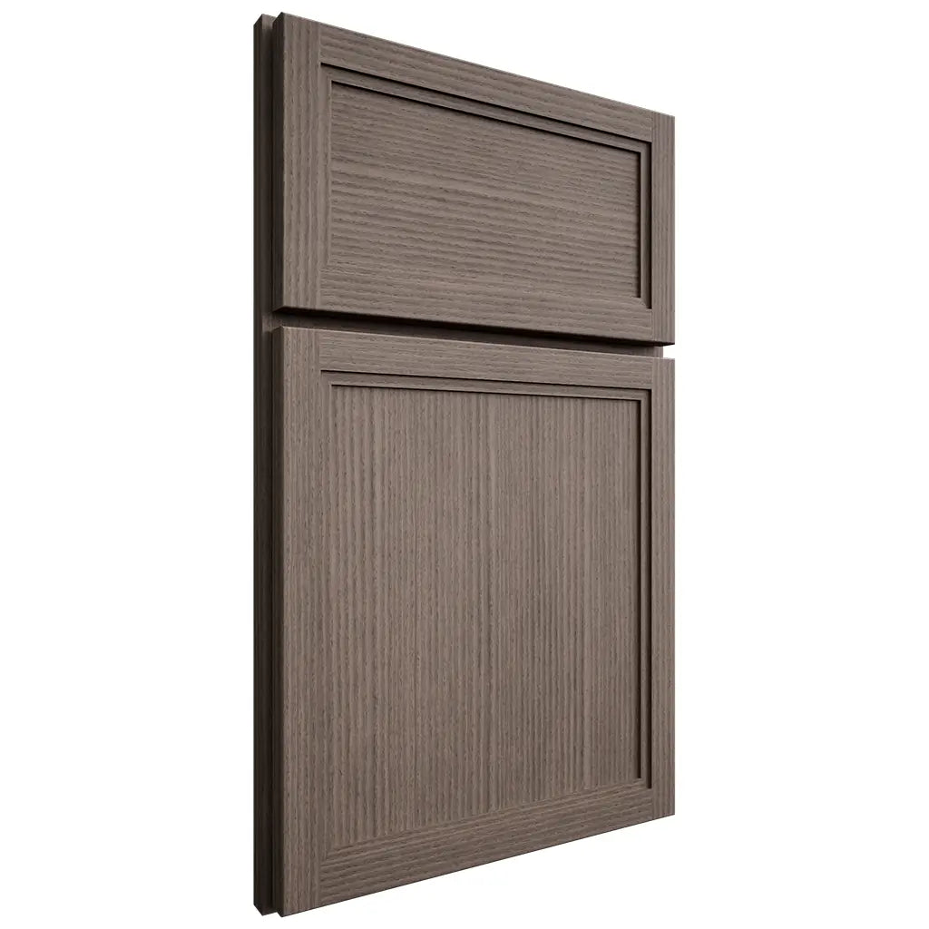 Shiloh Cabinetry Full Overlay Concord White Oak Rift Cut Clay Door