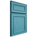 Shiloh Cabinetry Full Overlay Dalton Alder Plain Cut Aqua Door
