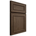 Shiloh Cabinetry Full Overlay Dalton Alder Plain Cut Caviar Door
