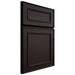 Shiloh Cabinetry Full Overlay Dalton Alder Plain Cut Espresso Door