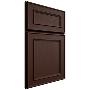 Shiloh Cabinetry Full Overlay Dalton Alder Plain Cut Umber Door