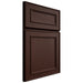 Shiloh Cabinetry Full Overlay Dalton Alder Plain Cut Umber Door