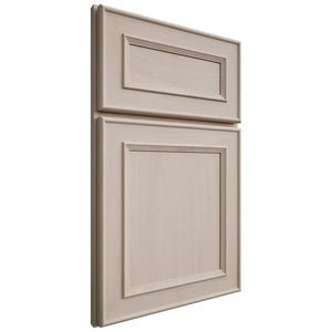 Shiloh Cabinetry Full Overlay Dalton Alder Plain Cut White Sands Door