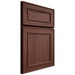 Shiloh Cabinetry Full Overlay Dalton Cherry Plain Cut Bourbon Door