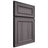 Shiloh Cabinetry Full Overlay Dalton Hickory Plain Cut Cadet Door