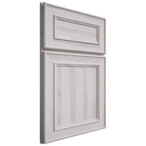 Shiloh Cabinetry Full Overlay Dalton Hickory Plain Cut Cotton Door