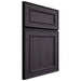 Shiloh Cabinetry Full Overlay Dalton Hickory Plain Cut Harbor Door