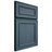 Shiloh Cabinetry Full Overlay Dalton Hickory Plain Cut Hudson Door