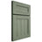 Shiloh Cabinetry Full Overlay Dalton Hickory Plain Cut Moss Door
