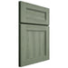 Shiloh Cabinetry Full Overlay Dalton Hickory Plain Cut Moss Door